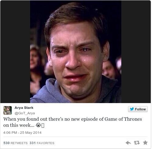 Tweet by @Arya Stark