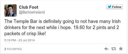 Tweet by @Club Foot