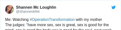 Tweet by @Shannen Mc Loughlin