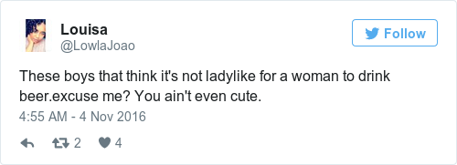 Tweet by @Louisa