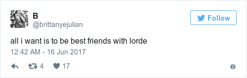 Tweet by @B