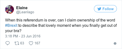 Tweet by @Elaine