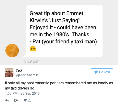 Tweet by @Zoë