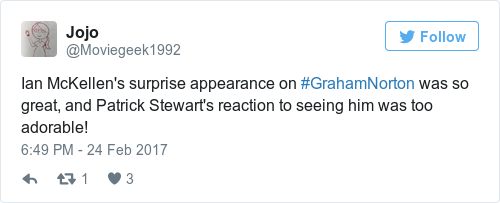 Tweet by @Jojo