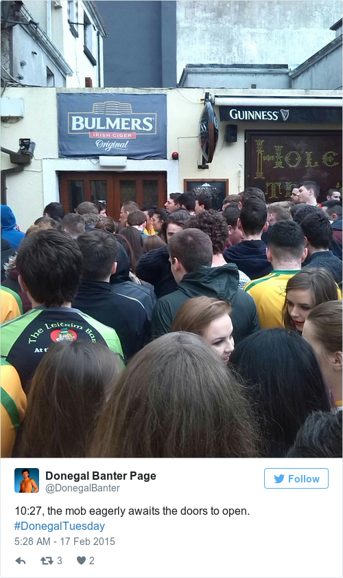 Tweet by @Donegal Banter Page