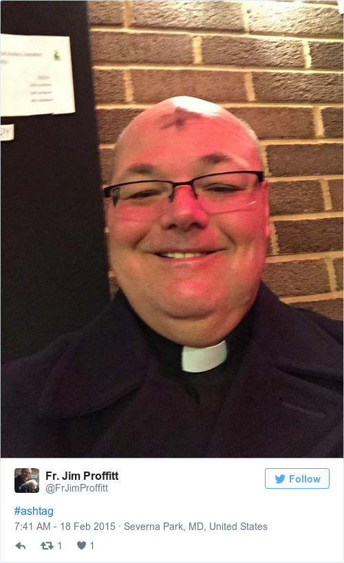 Tweet by @Fr. Jim Proffitt