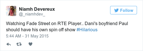 Tweet by @Niamh Devereux