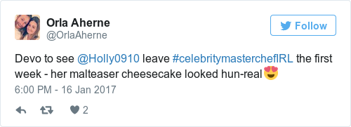 Tweet by @Orla Aherne