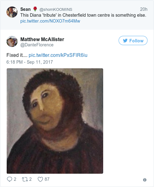 Tweet by @Matthew McAllister