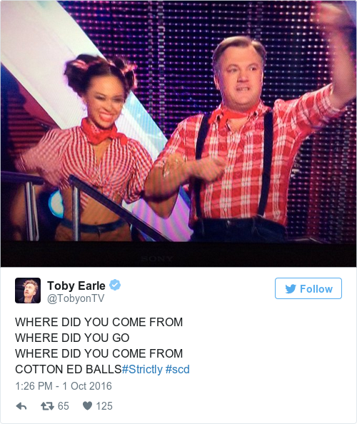 Tweet by @Toby Earle