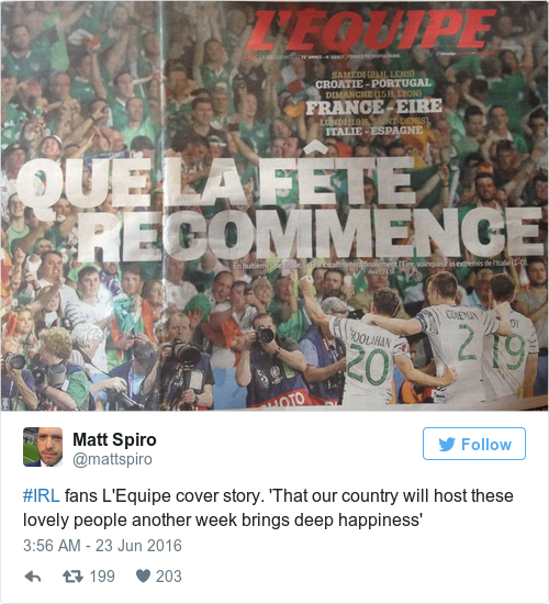 Tweet by @Matt Spiro