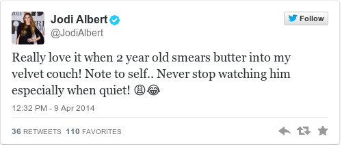Tweet by @Jodi Albert