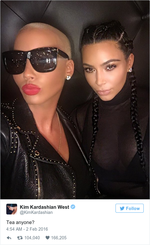 Tweet by @Kim Kardashian West