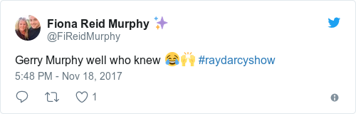 Tweet by @Fiona Reid Murphy ✨