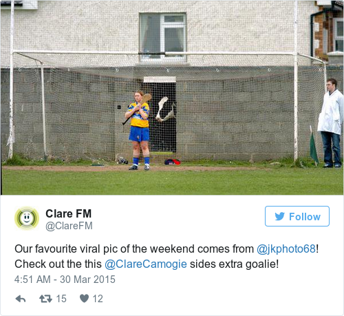 Tweet by @Clare FM