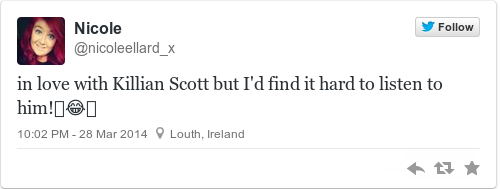 Tweet by @Nicole