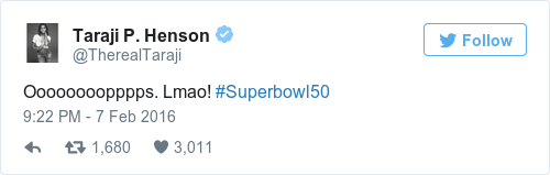 Tweet by @Taraji P. Henson