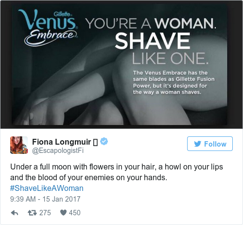Tweet by @Fiona Longmuir 🍂