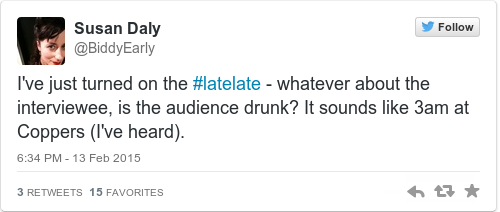 Tweet by @Susan Daly