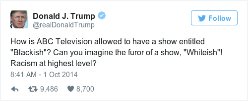 Tweet by @Donald J. Trump