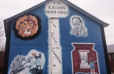 Double Take: The story behind these brightly-coloured CS Lewis murals in Belfast