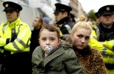 Photos: Protesters march to Dáil over home help cuts