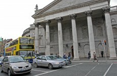 Armed robbery at Bank of Ireland on College Green