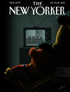 Aww: Bert and Ernie make the cover of The New Yorker in gay marriage celebration