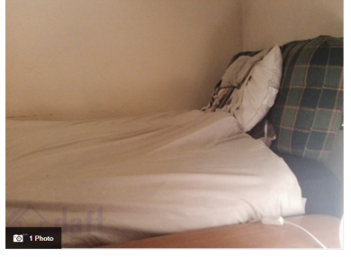 Here's the bed you'll be sharing.