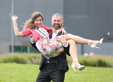 Dublin Rose Roisin Lyons, doing a great job of not panicking.