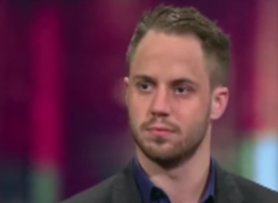 Blanc being interviewed on CNN this week