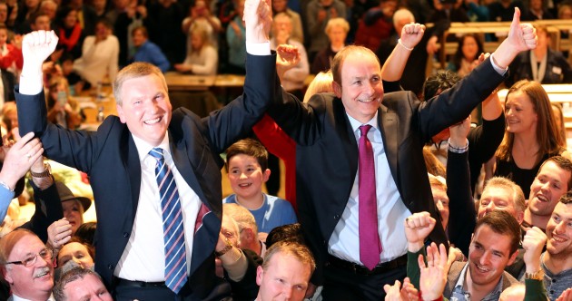 WHERE IT'S AT: Neck and neck between Fianna Fáil and Fine Gael as counts go through the night