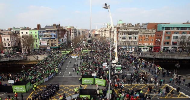 LIVEBLOG: Hundreds of thousands turn out to celebrate St Patrick's Day