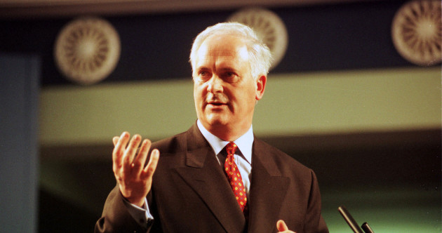 Tributes paid to 'deeply committed' former Taoiseach John Bruton who has died