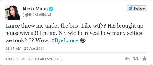 Tweet by @Nicki Minaj
