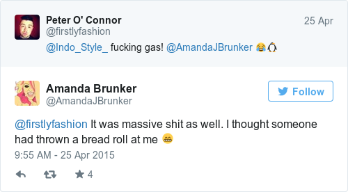 Tweet by @Amanda Brunker