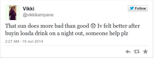 Tweet by @Vikki