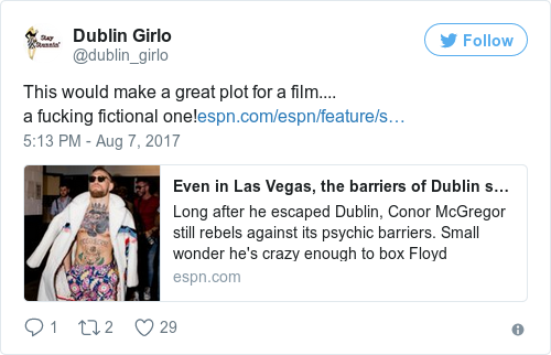 Tweet by @Dublin Girlo