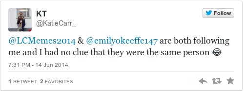 Tweet by @KT