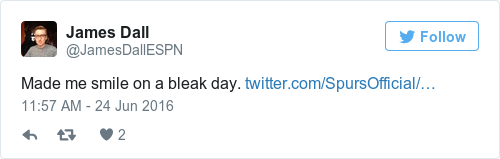 Tweet by @James Dall