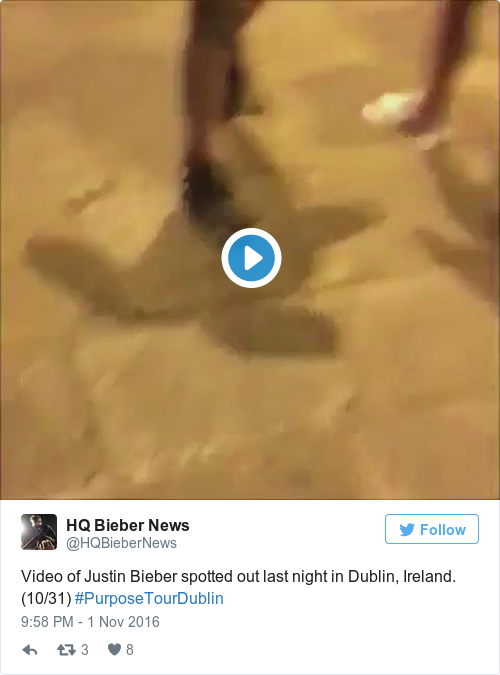 Tweet by @HQ Bieber News