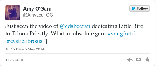 Tweet by @Amy O'Gara