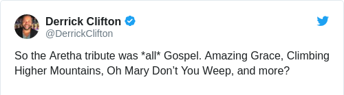 Tweet by @Derrick Clifton