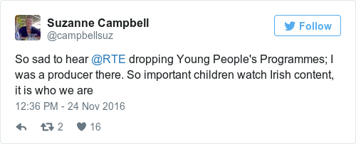 Tweet by @Suzanne Campbell