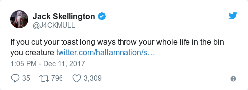 Tweet by @Jack Skellington