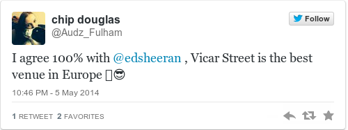 Tweet by @chip douglas