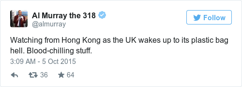 Tweet by @Al Murray the 318
