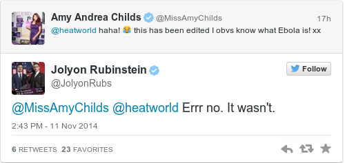 Tweet by @Jolyon Rubinstein