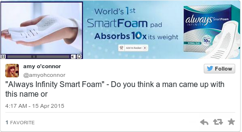 Tweet by @amy o'connor