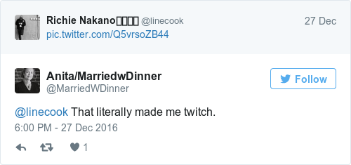 Tweet by @Anita